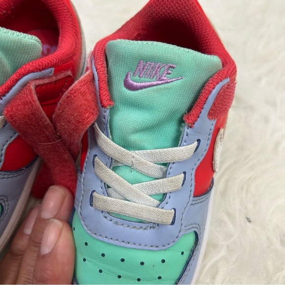 Nike Court Borough Low Recraft Cobalt Bliss track youth shoes size: 8C - Picture 8 of 9